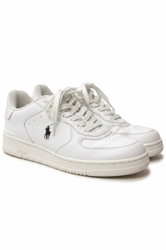 POLO RALPH LAUREN SNEAKERS MINIMAL ΛΕΥΚΟ UNISEX PRE OWNED EU39