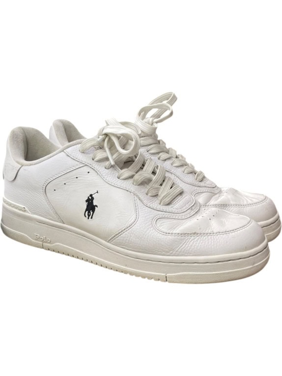 POLO RALPH LAUREN SNEAKERS MINIMAL ΛΕΥΚΟ UNISEX PRE OWNED EU39