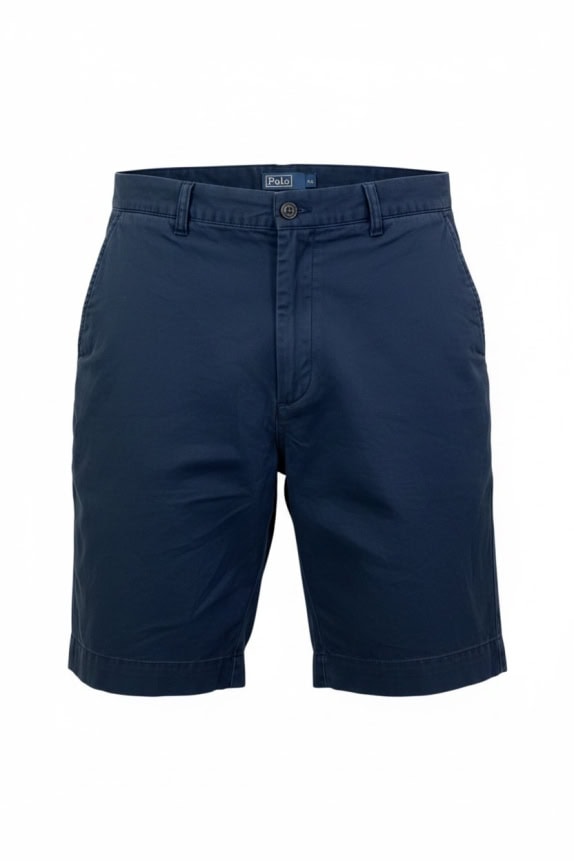 POLO RALPH LAUREN CHINO SHORTS EMBROIDERED LOGO NAVY BLUE UNISEX XL