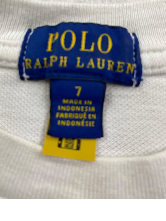 POLO RALPH LAUREN T-SHIRT LOGO PRINT ΛΕΥΚΟ XS