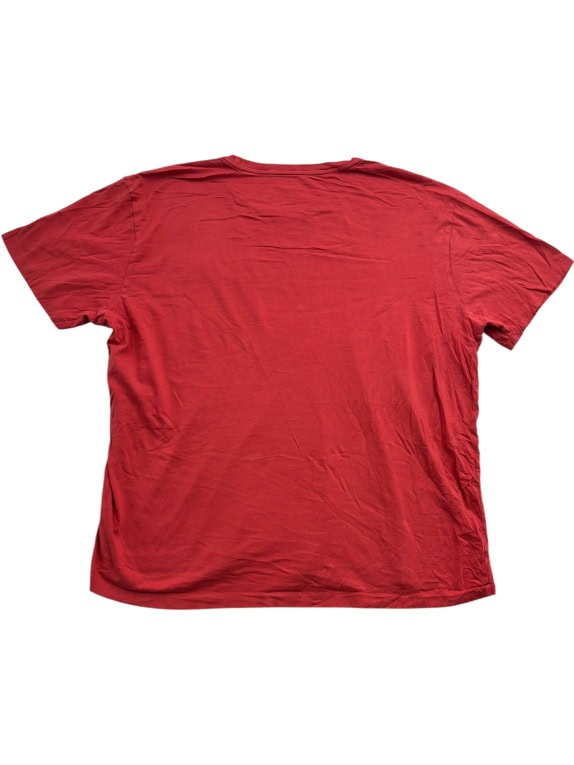 POLO RALPH LAUREN T-SHIRT ΜΕ ΤΣΕΠΗ ΚΑΙ LOGO ΚΟΚΚΙΝΟ UNISEX XL