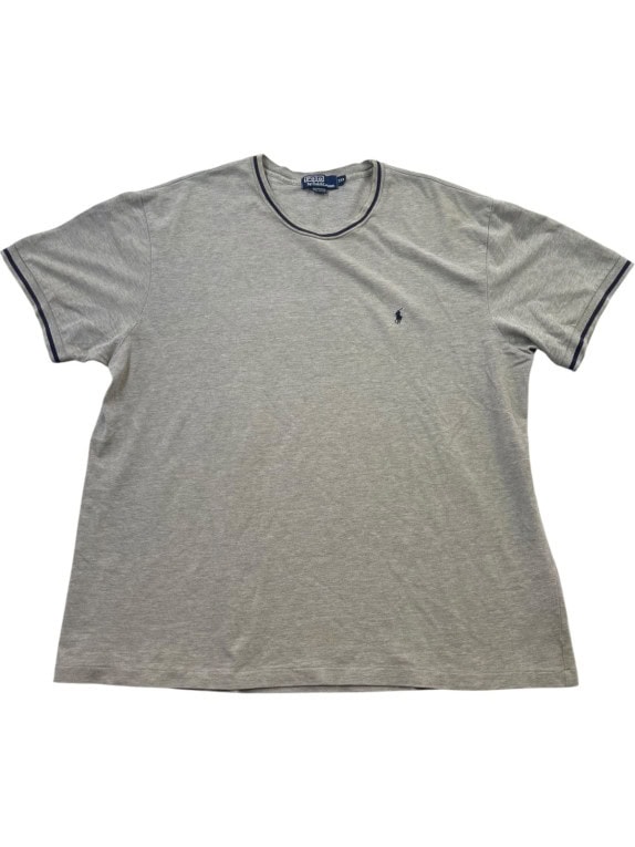 POLO RALPH LAUREN T SHIRT MINIMAL GRIGIA UOMO PRE OWNED XXL