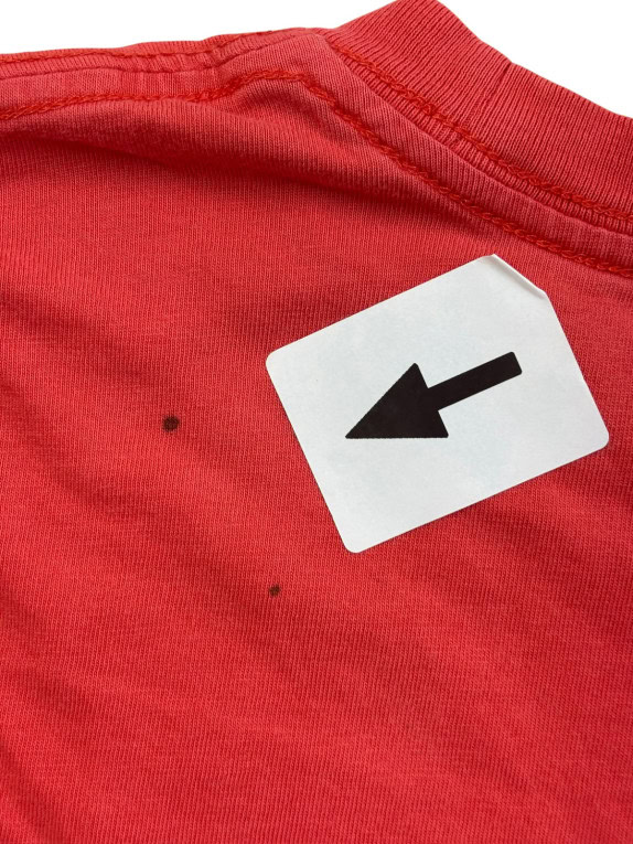 POLO RALPH LAUREN T SHIRT MINIMAL ΚΟΚΚΙΝΟ ΑΝΤΡΙΚΟ PRE OWNED S