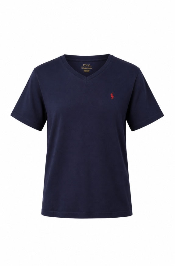 POLO RALPH LAUREN T SHIRT MINIMAL NAVY ΑΝΤΡΙΚΟ PRE OWNED XS