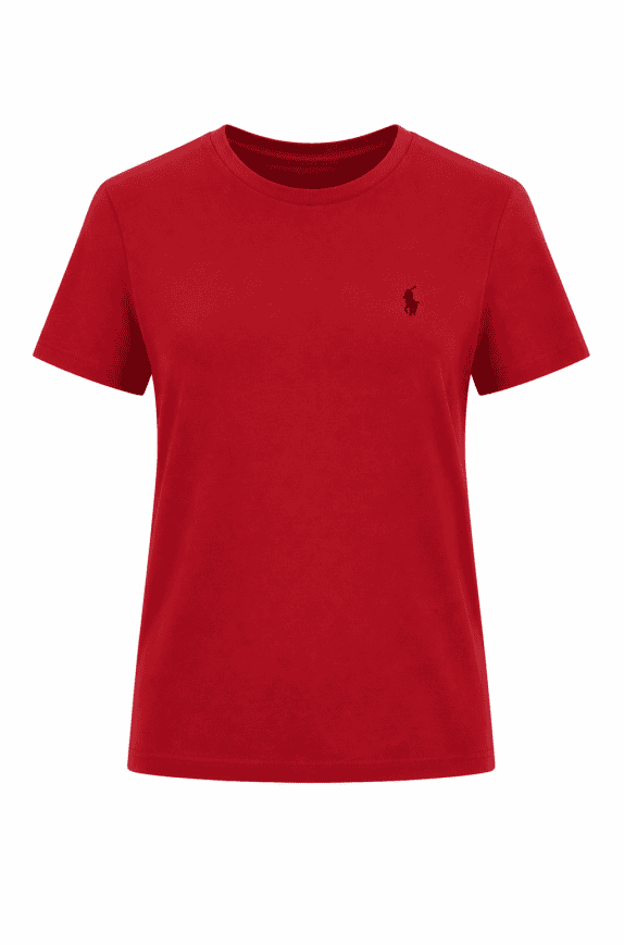 POLO RALPH LAUREN T SHIRT MINIMAL ROSSO UOMO PRE OWNED S