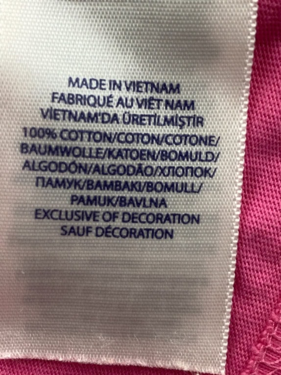 POLO RALPH LAUREN T SHIRT MINIMAL PINK MEN PRE OWNED L
