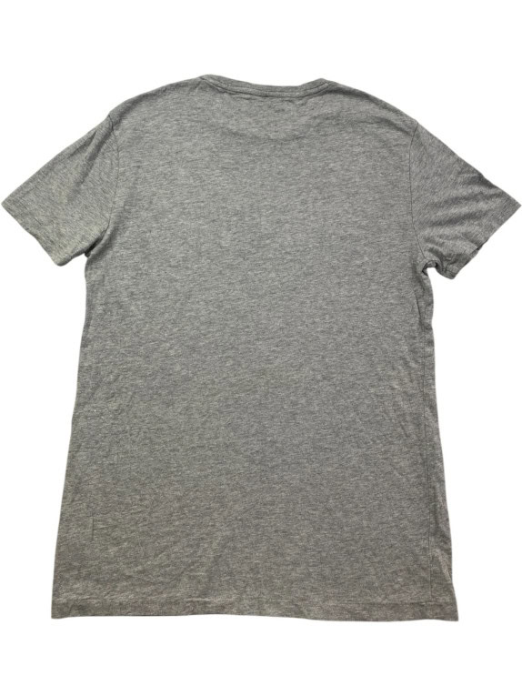 POLO RALPH LAUREN T SHIRT SPELL OUT GRIGIA UOMO PRE OWNED M