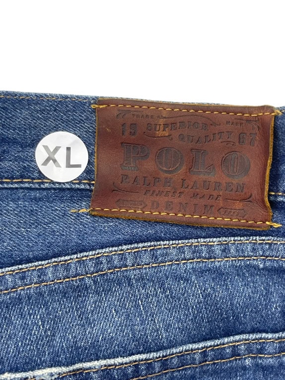 POLO RALPH LAUREN ΤΖΙΝ ΠΑΝΤΕΛΟΝΙ CLASSIC WASHED ΜΠΛΕ ΑΝΤΡΙΚΟ PRE OWNED XL