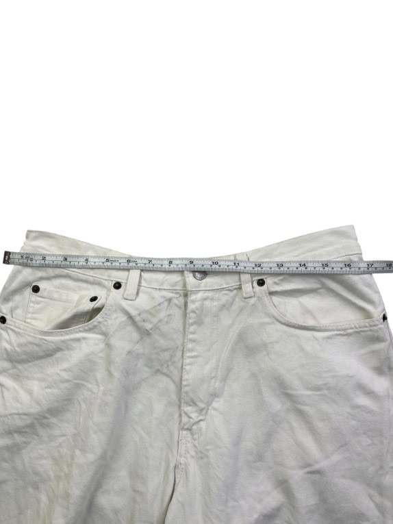 POLO RALPH LAUREN JEANS CLASSICO OFF WHITE UOMO PRE OWNED M