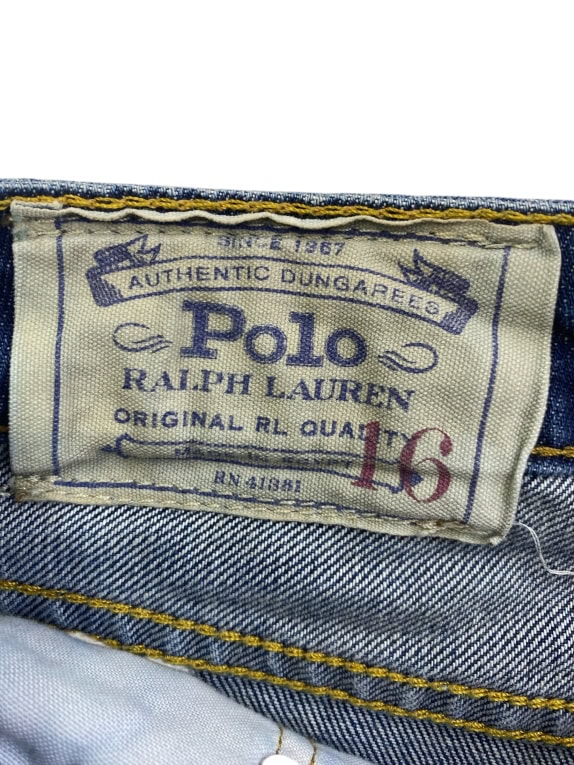 POLO RALPH LAUREN ΤΖΙΝ ΠΑΝΤΕΛΟΝΙ "THE SKINNY" ΜΠΛΕ UNISEX S