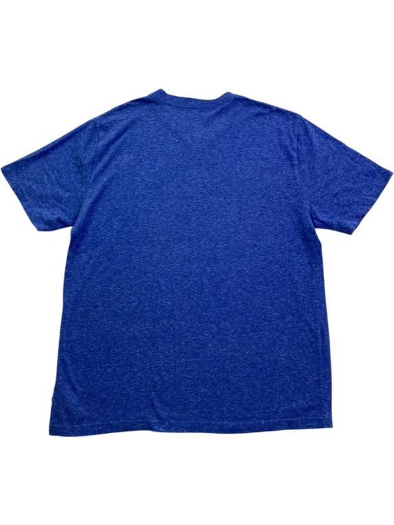 POLO RALPH LAUREN V NECK T SHIRT MINIMAL ΜΠΛΕ ΑΝΤΡΙΚΟ PRE OWNED L