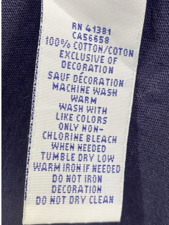 POLO RALPH LAUREN T SHIRT SCOLLO V MINIMAL NAVY UOMO PRE OWNED M