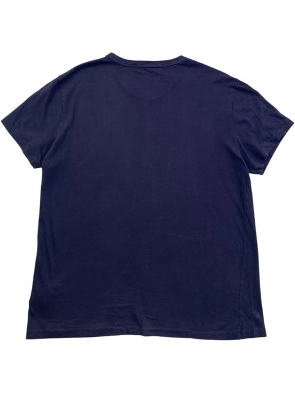 POLO RALPH LAUREN T SHIRT SCOLLO V MINIMAL NAVY UOMO PRE OWNED M