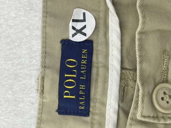 POLO RALPH LAUREN BERMUDA CHINO BEIGE UOMO PRE OWNED XL