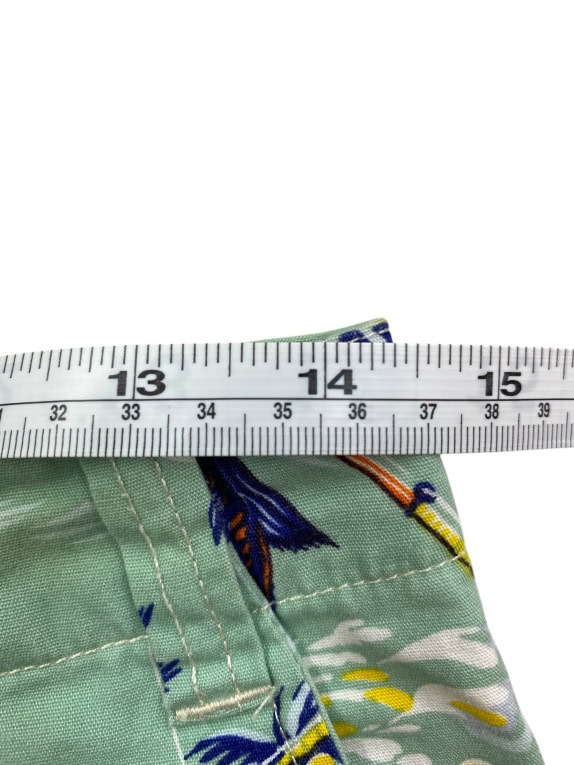 POLO RALPH LAUREN CHINO SHORTS VINTAGE ALOHA PRINT MINT UNISEX SIZE 18