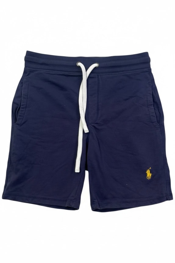 POLO RALPH LAUREN ΒΕΡΜΟΥΔΑ RIBBED ΜΠΛΕ ΑΝΤΡΙΚΟ PRE OWNED S