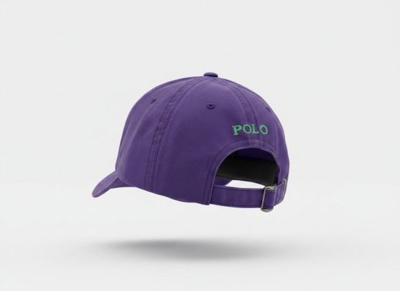 POLO ADJUSTABLE CAP VINTAGE PURPLE MEN PRE OWNED
