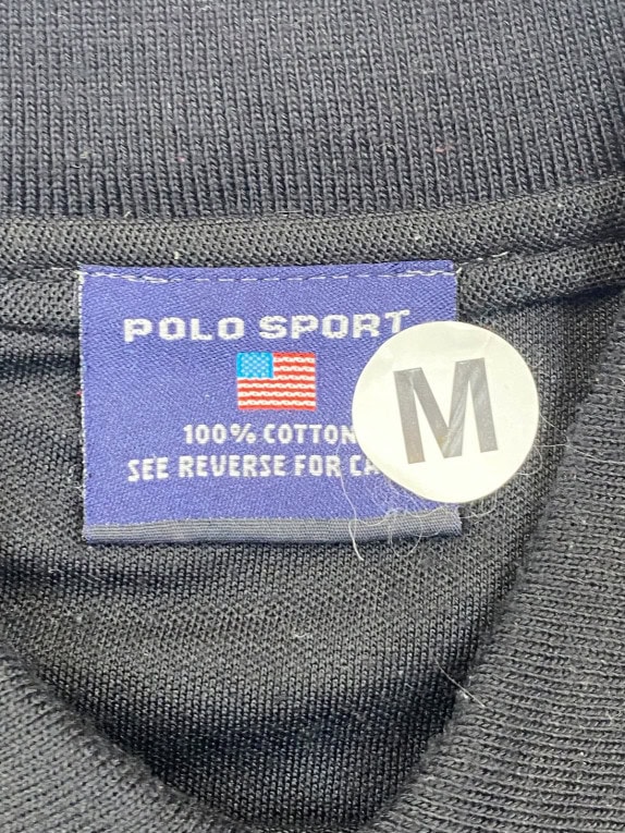 POLO SPORT POLO MINIMAL NERO UOMO PRE OWNED M