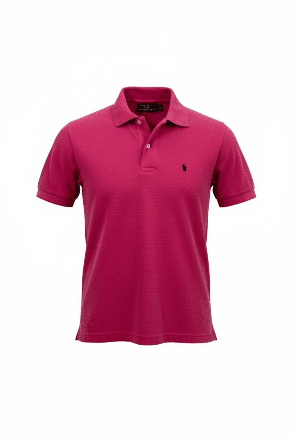 POLO SPORT RALPH LAUREN POLO SHIRT 90s SMALL LOGO FUCHSIA UNISEX M