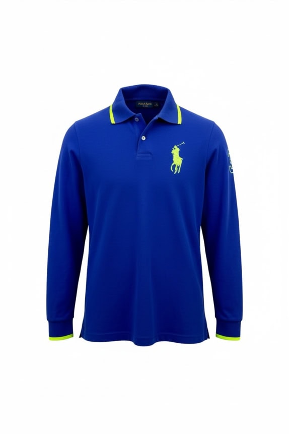 POLO SPORT RALPH LAUREN POLO SHIRT VINTAGE BIG PONY BLUE MALE M