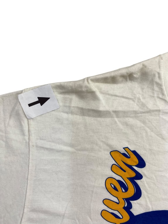 POWERPRO BY ONEITA T-SHIRT RICKY CRAVEN BUD RACING VINTAGE BIANCO UNISEX XL usato