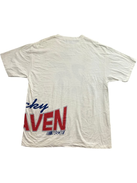 POWERPRO BY ONEITA T-SHIRT RICKY CRAVEN BUD RACING VINTAGE BIANCO UNISEX XL usato