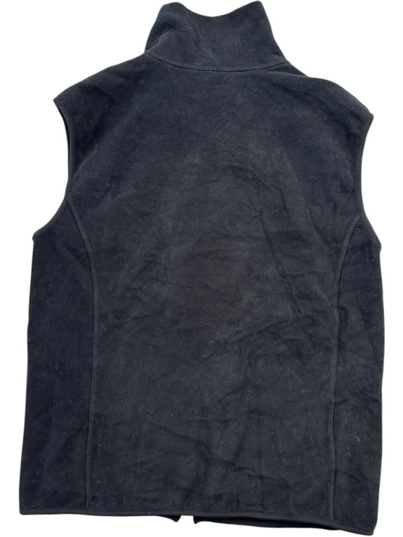 PRADA GILET FLEECE MINIMAL NERO UNISEX PRE OWNED S