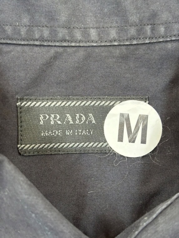 PRADA ΠΟΥΚΑΜΙΣΟ MINIMAL ΜΑΥΡΟ ΓΥΝΑΙΚΕΙΟ PRE OWNED M