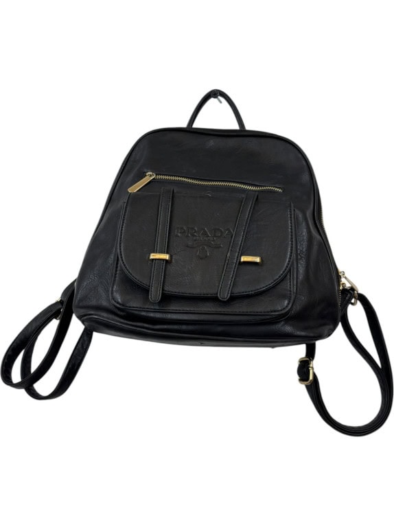 PRADA BACKPACK CLASSIC BLACK UNISEX PRE OWNED