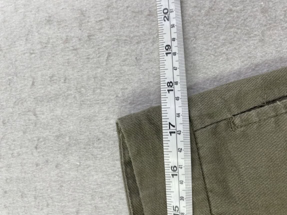 PRADA BERMUDA SHORTS MINIMAL OLIVE WOMEN PRE OWNED M