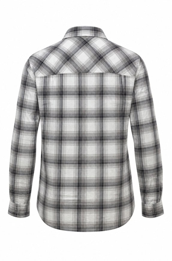 TIMBERLAND SHIRT CHECKED MINIMAL GREY MENS PRE OWNED L
