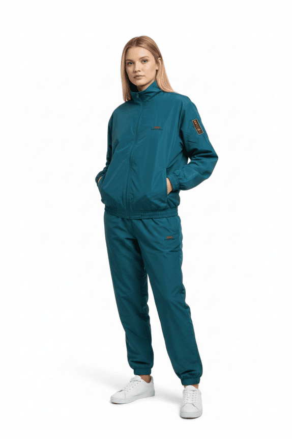 Prince Αθλητική Φόρμα Σετ Vintage Με Λογότυπο Πετρόλ Unisex L