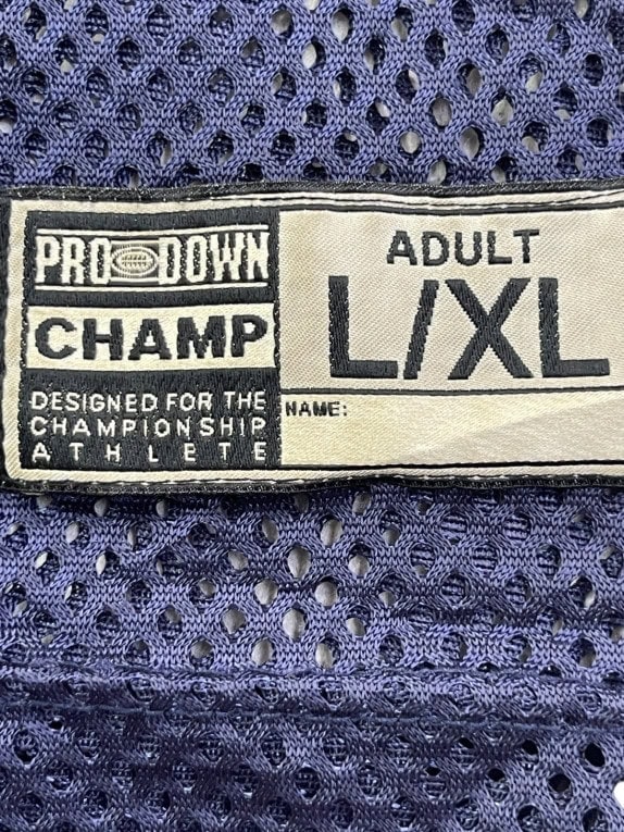 PRO DOWN ΜΠΛΟΥΖΑ ΜΕ ΜΑΝΙΚΙΑ RAGLAN ΑΘΛΗΤΙΚΗ ΜΠΛΕ ΑΝΤΡΙΚΟ PRE OWNED L
