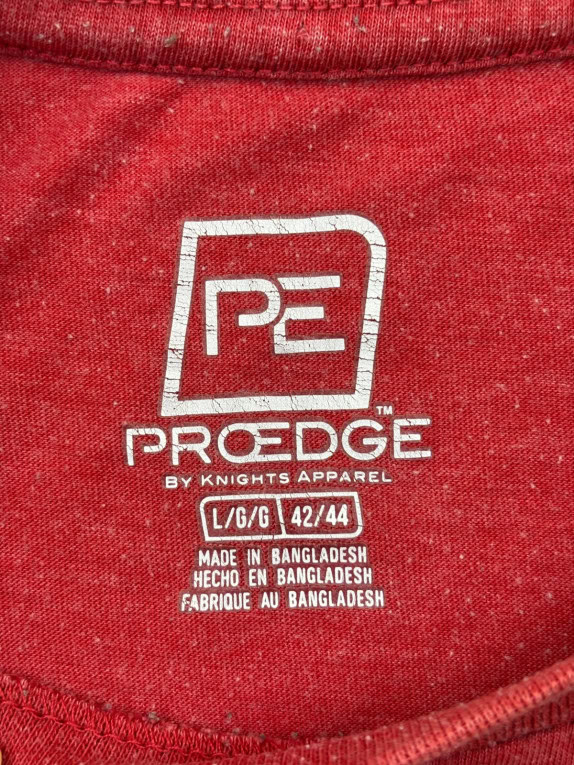 PRO EDGE NHL T SHIRT SPORTSWEAR GRAPHIC RED MENS PRE OWNED L