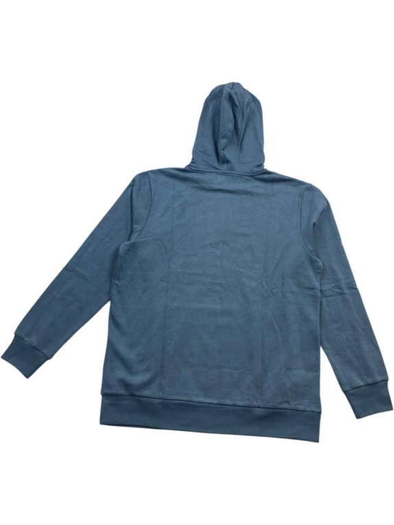 PRODUKT Hoodie Sweatshirt Minimal Logo Patch Blue Men's XL