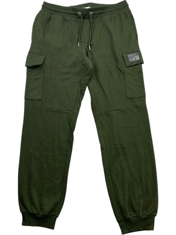 PRODUKT Παντελόνι Φόρμα Cargo Patch Λογότυπο Χακί Ανδρικό XL