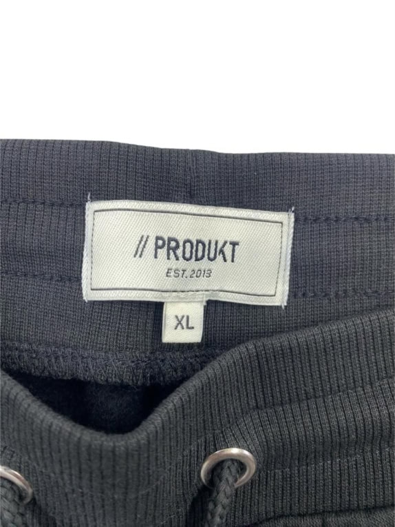 PRODUKT Pantaloni tuta cargo con logo patch neri da uomo XL