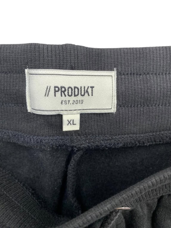 PRODUKT Παντελόνι Φόρμας Jogger Με Patch Λογότυπο Μαύρο Ανδρικό XL