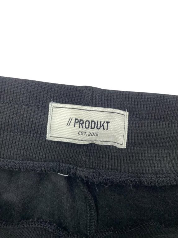 PRODUKT Pantaloni tuta jogger con logo minimal nero da uomo XL