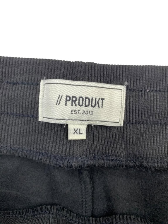 PRODUKT Παντελόνι Φόρμας Joggers με Patch Λογότυπο Μαύρο Ανδρικό XL