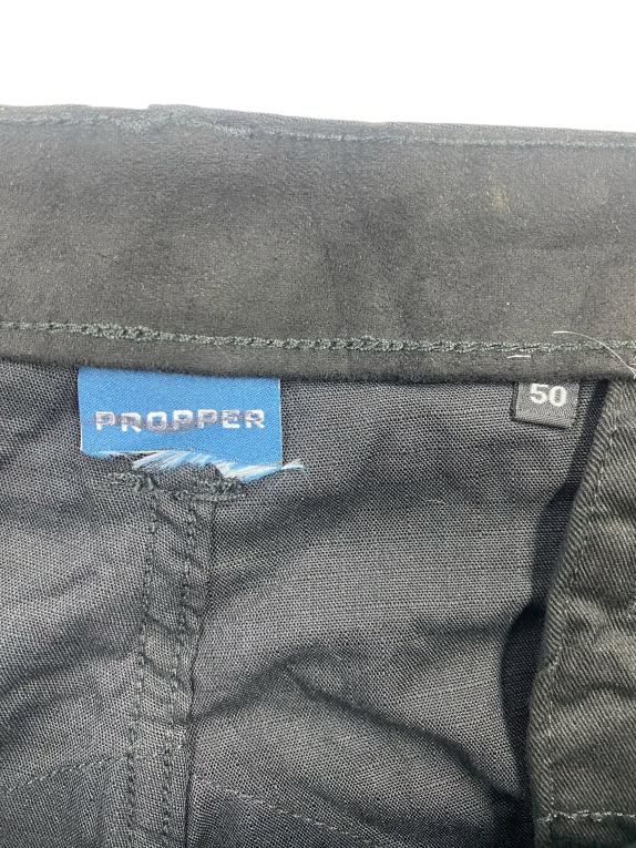 PROPPER Pantaloni Tactical Cargo Ripstop Neri da Uomo Taglia 50 (7XL)