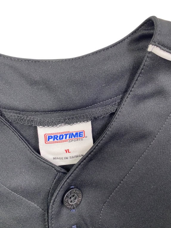 Protime Sports Fort Mill Baseball Jersey Black YL