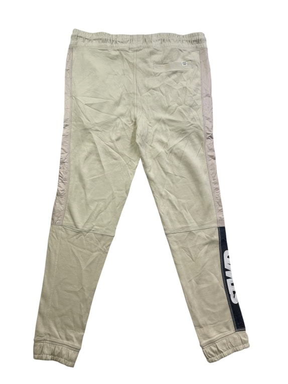 Pull&Bear Pantaloni tuta casual con logo beige da uomo XL
