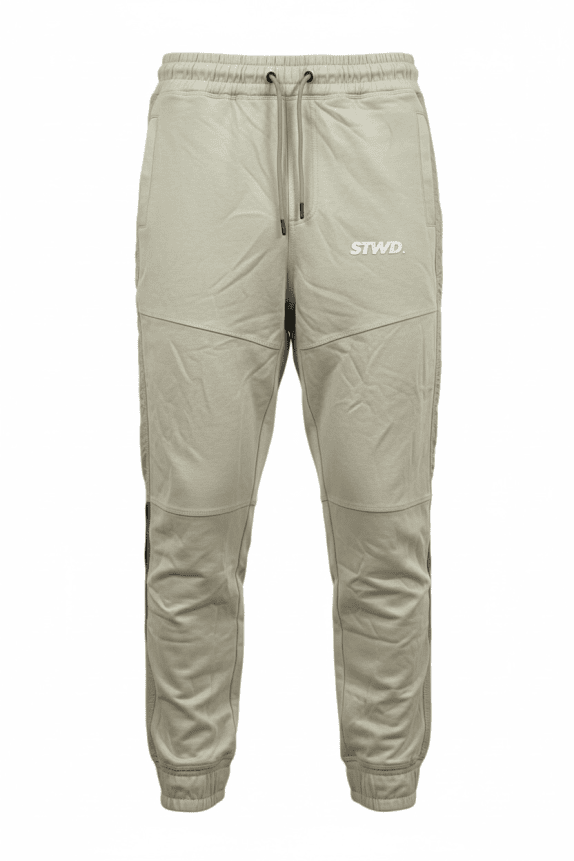 PULL&BEAR Φόρμα Παντελόνι Jogger Casual Λογότυπο Μπεζ Ανδρικό L