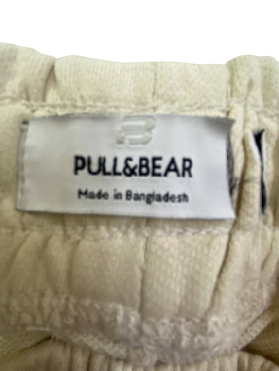 PULL&BEAR ΠΑΝΤΕΛΟΝΙ ΦΟΡΜΑΣ STWD LOGO BEIGE UNISEX XL