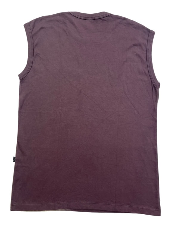 PUMA TANK TOP VINTAGE STYLE LOGO BROWN/BEIGE MENS XL