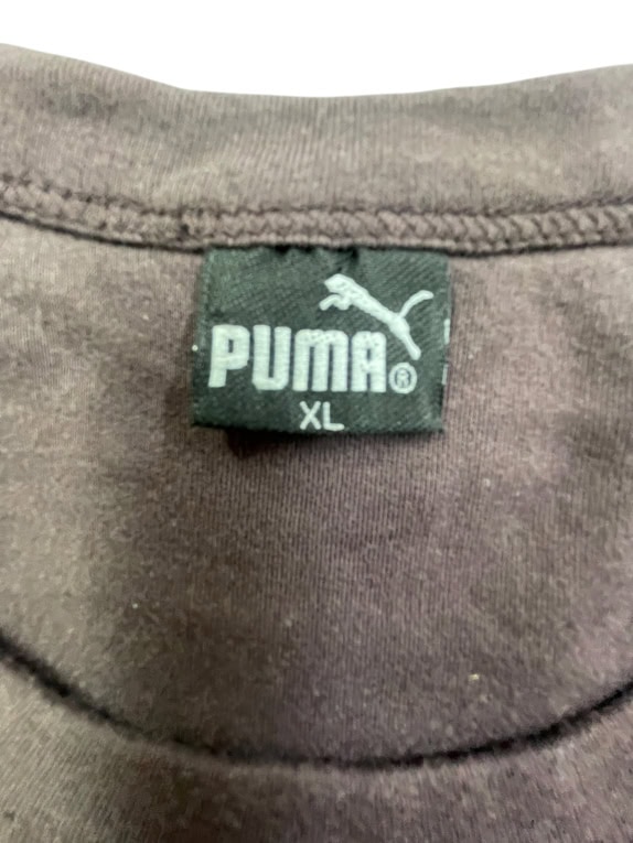 PUMA TANK TOP VINTAGE STYLE LOGO BROWN/BEIGE MENS XL