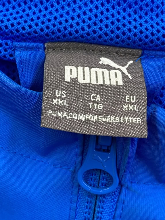 PUMA ΑΝΤΙΑΝΕΜΙΚΟ ΜΠΟΥΦΑΝ ΜΕ ΚΟΥΚΟΥΛΑ & ΛΟΓΟΤΥΠΟ ΜΠΛΕ UNISEX XXL
