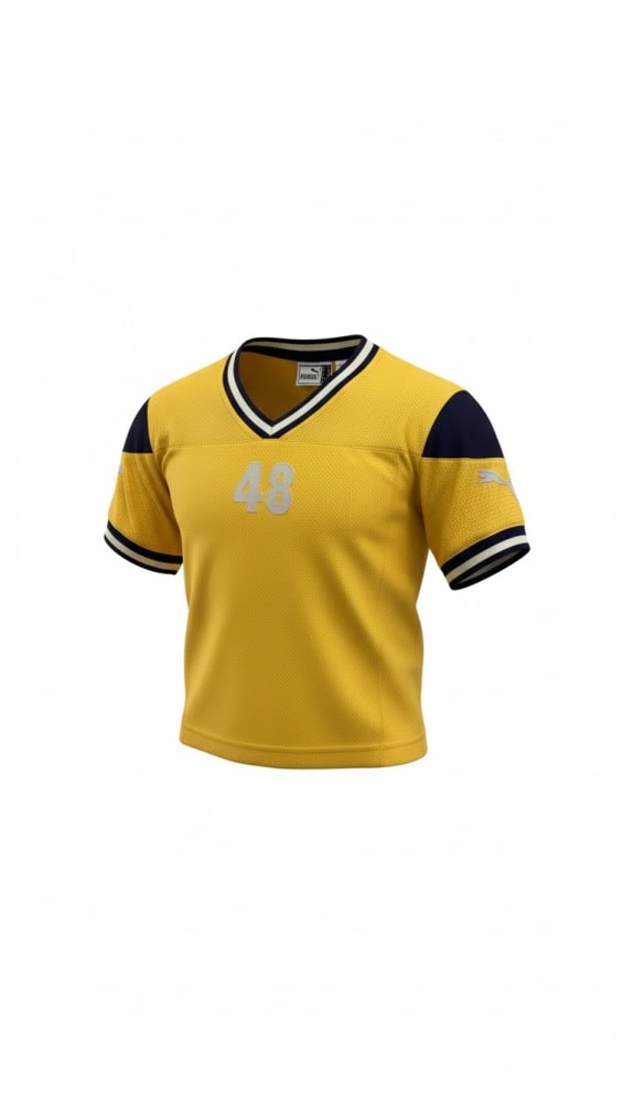 PUMA Αθλητική Μπλούζα Jersey Vintage 48 Logo Κίτρινο L