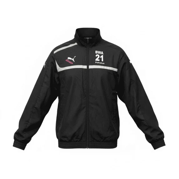 Puma Αθλητικό Μπουφάν Track Jacket Sport Logo Μαύρο Ανδρικό S